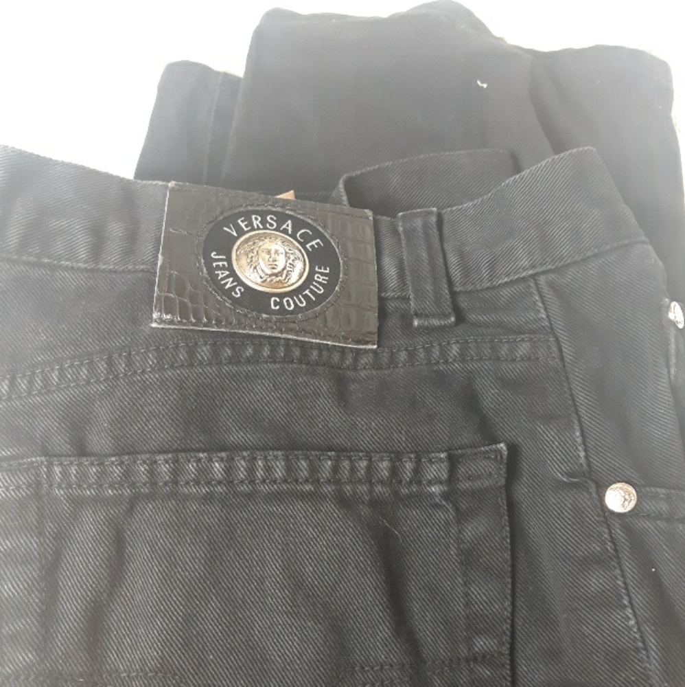 Versace vintage black Jean's Preowned